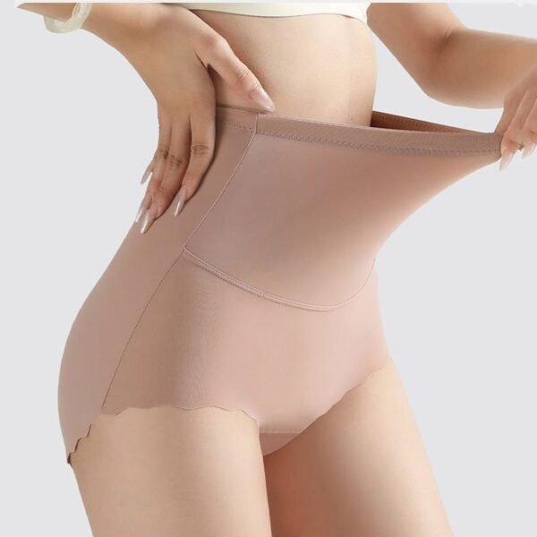 Women's High Waisted Seamless Shapewear Panties – Tummy Control Body Shaper Briefs