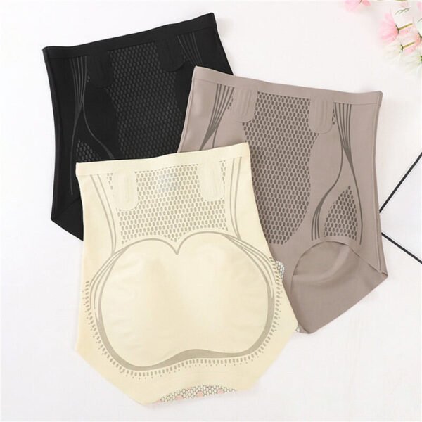 Women's High Waisted Breathable Mesh Seamless Tummy Control Panty