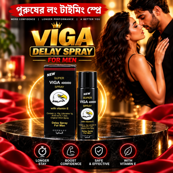 Super Viga 150000 Long Timing Delay Spray For Men (With Vitamin E)