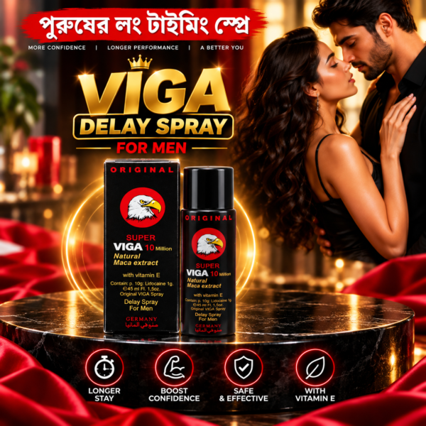 Super Viga 50000 Long Timing Delay Spray For Men (With Vitamin E)