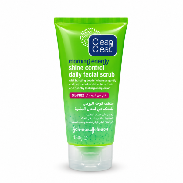 Clean & Clear Morning Energy Shine Control Daily Facial Scrub (150g)